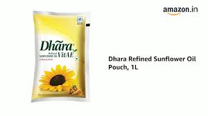 dhara refined sunflower 1l