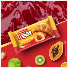 treat croissant mix fruit