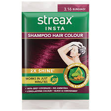 streax shampoo hair col