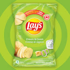 LAYS  CREAM ONION