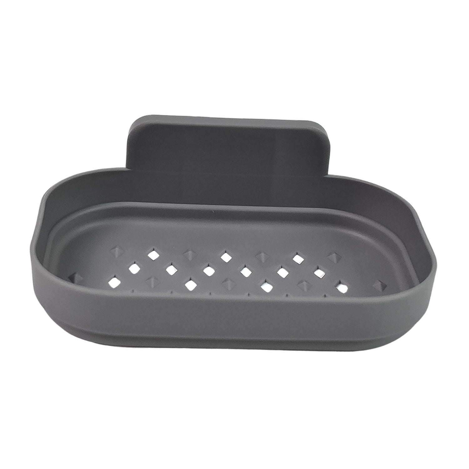 Plastic Soap Dish Holder for Bathroom Shower Wall Mounted Self Adhesive (1 Pc)