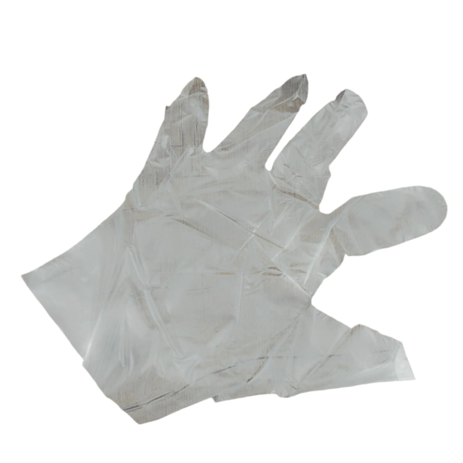 Large Disposable Gloves (100 Pcs): Clear Plastic, Multipurpose
