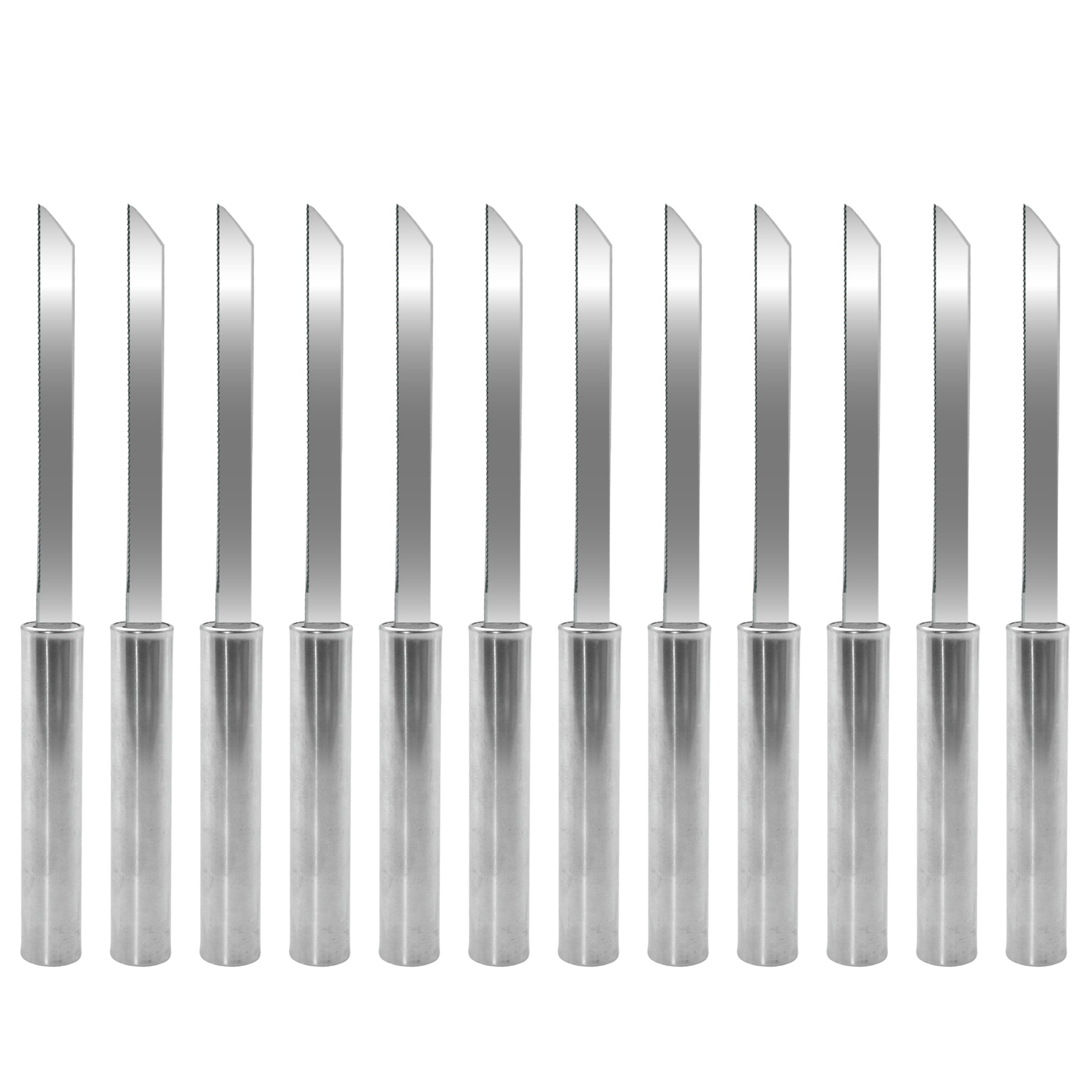 Utility Knife Stainless Steel Blade with Strong Grip (pack of 12)