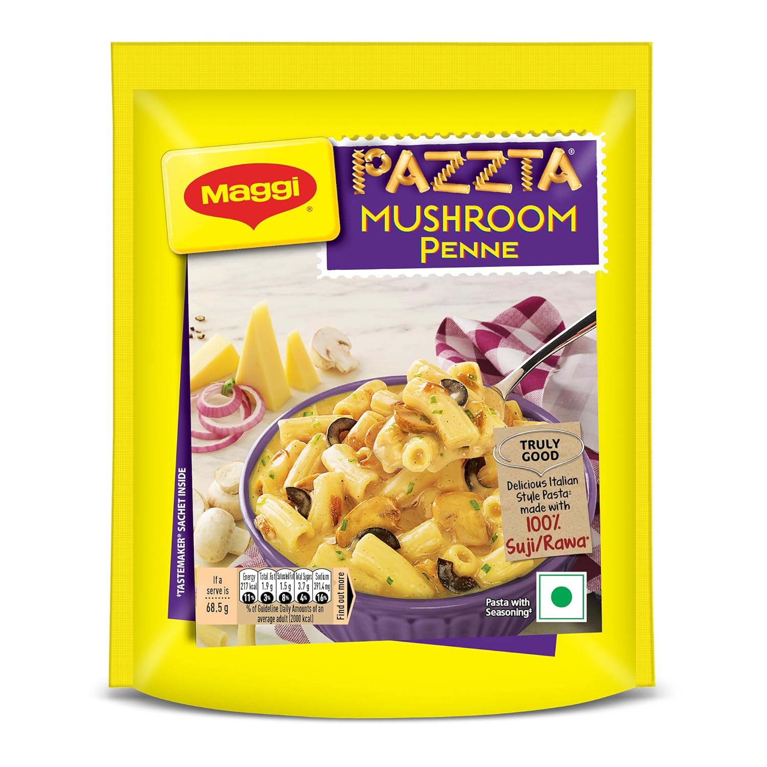 MAGGI Pazzta Mushroom Penne Pasta Delicious Italian Style Instant Pasta