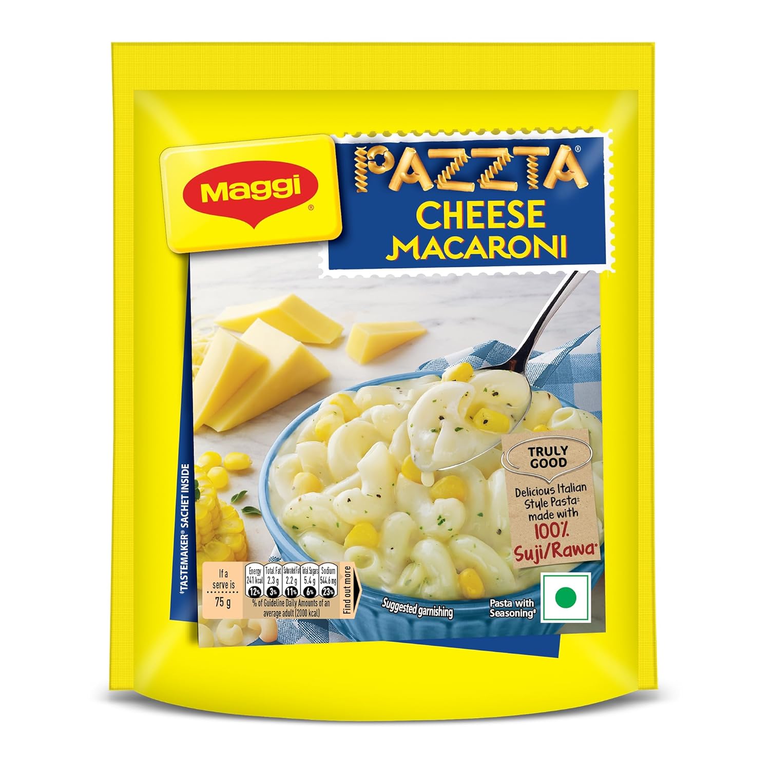 MAGGI Pazzta Cheese Macaroni Pasta Delicious Italian Style Instant Pasta