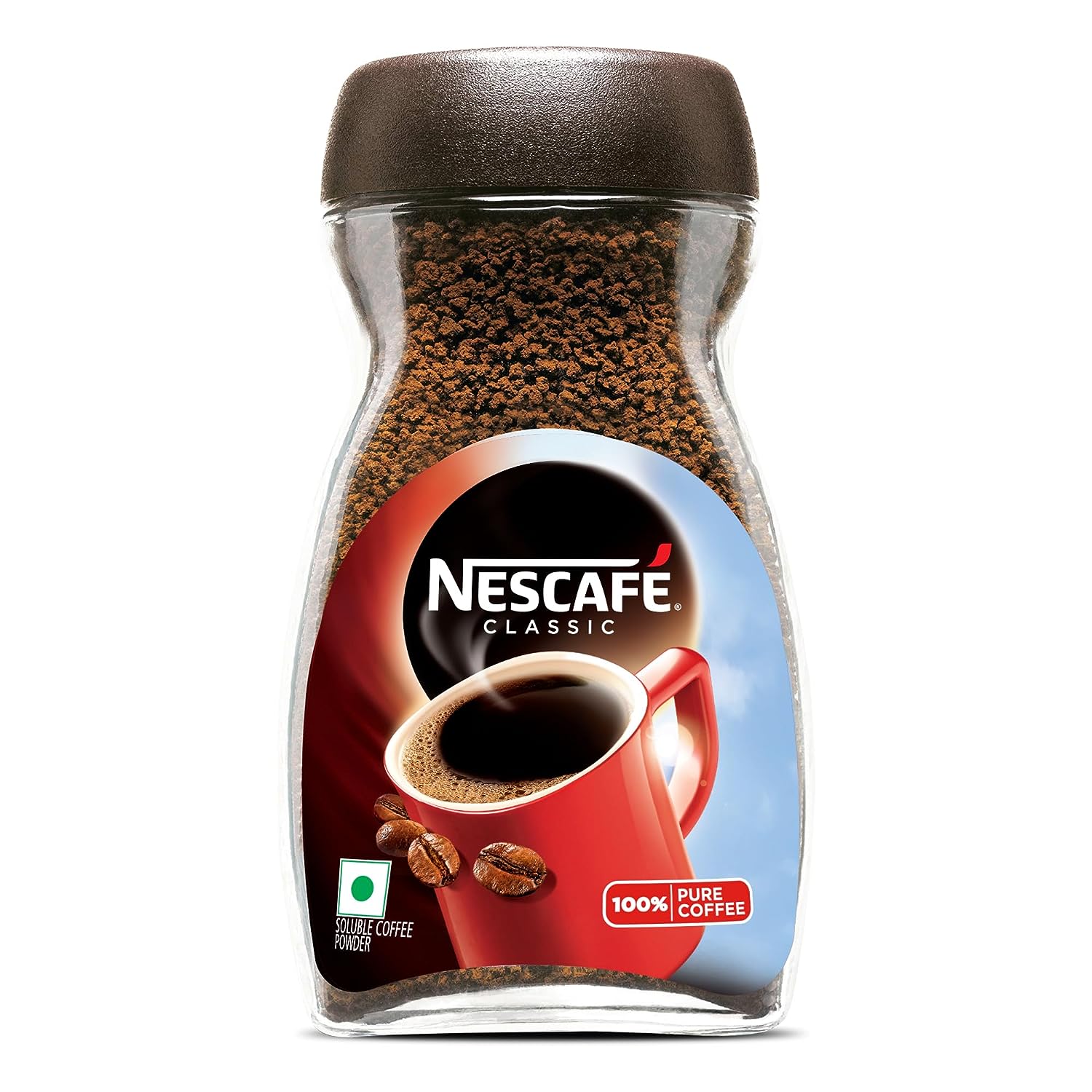 NESCAFE Classic Instant Coffee Powder 45 g Jar | Instant Coffee Made with Robusta Beans | Roasted Coffee Beans |