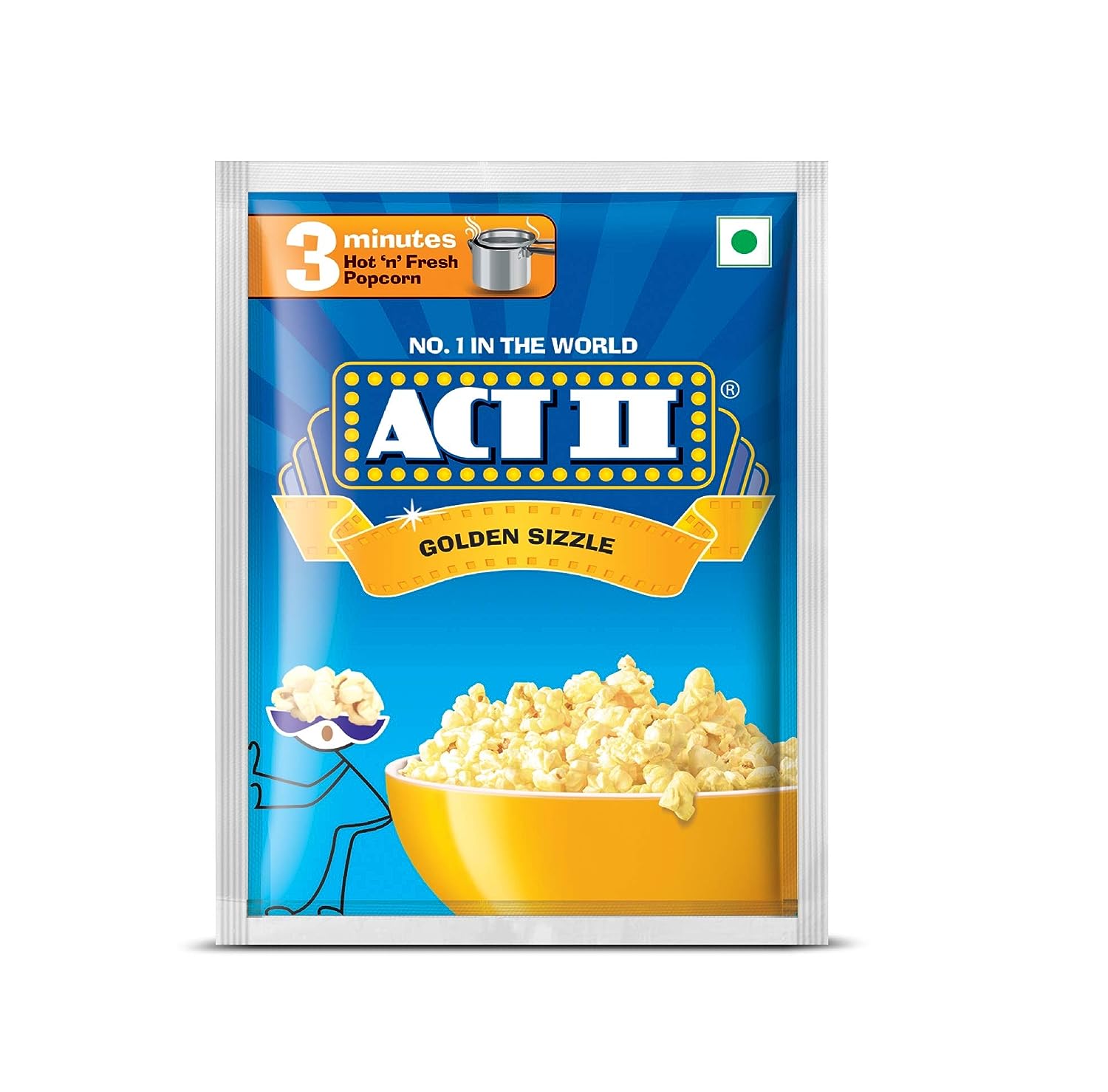 Act II Golden Sizzle Popcorn 40g (30g with Free 10g)