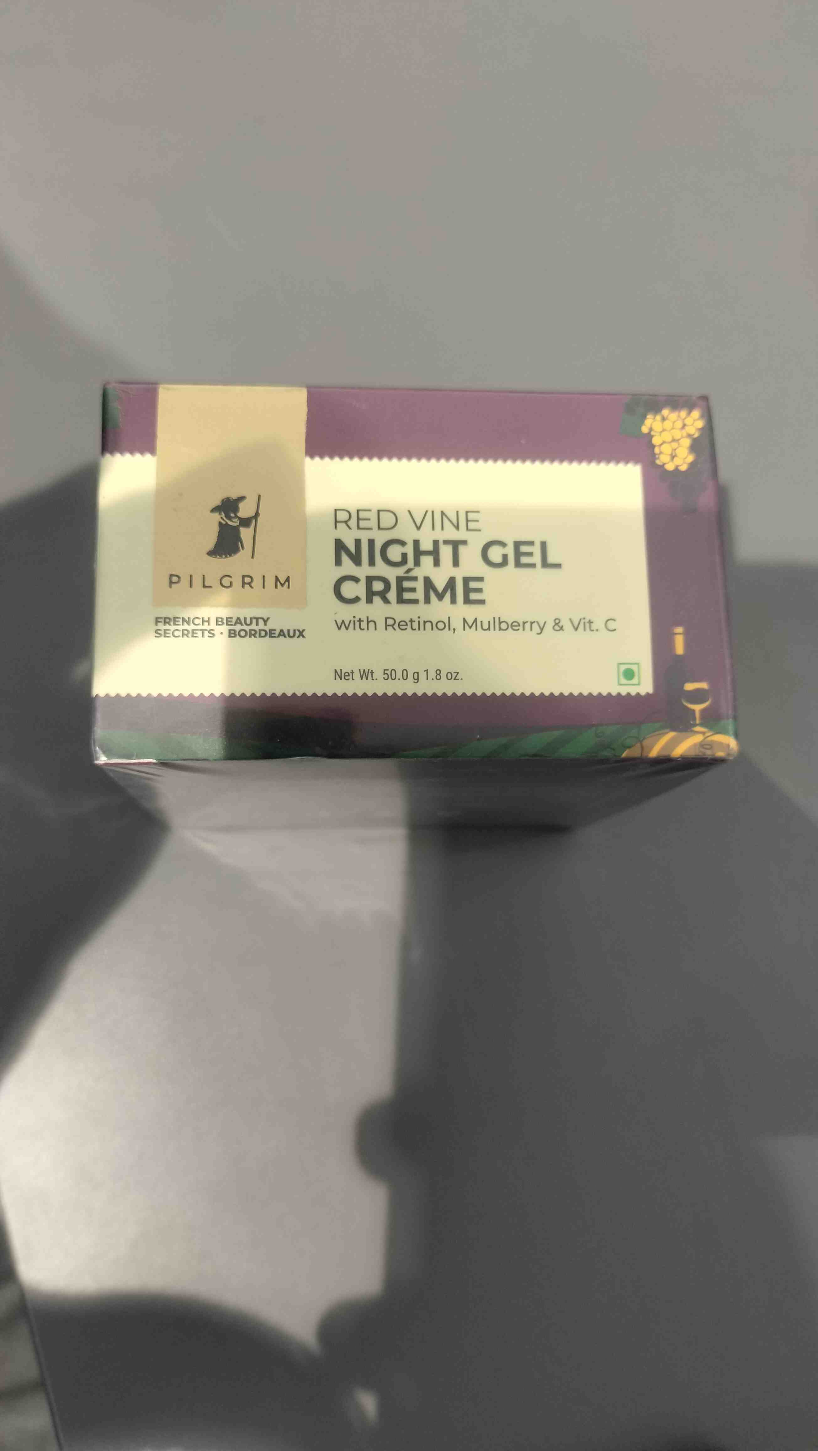PILGRIM NIGHT GEL CREAME RED VINE
