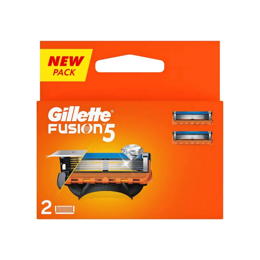 GILLETTE FUSION5 2CARTRIDGES