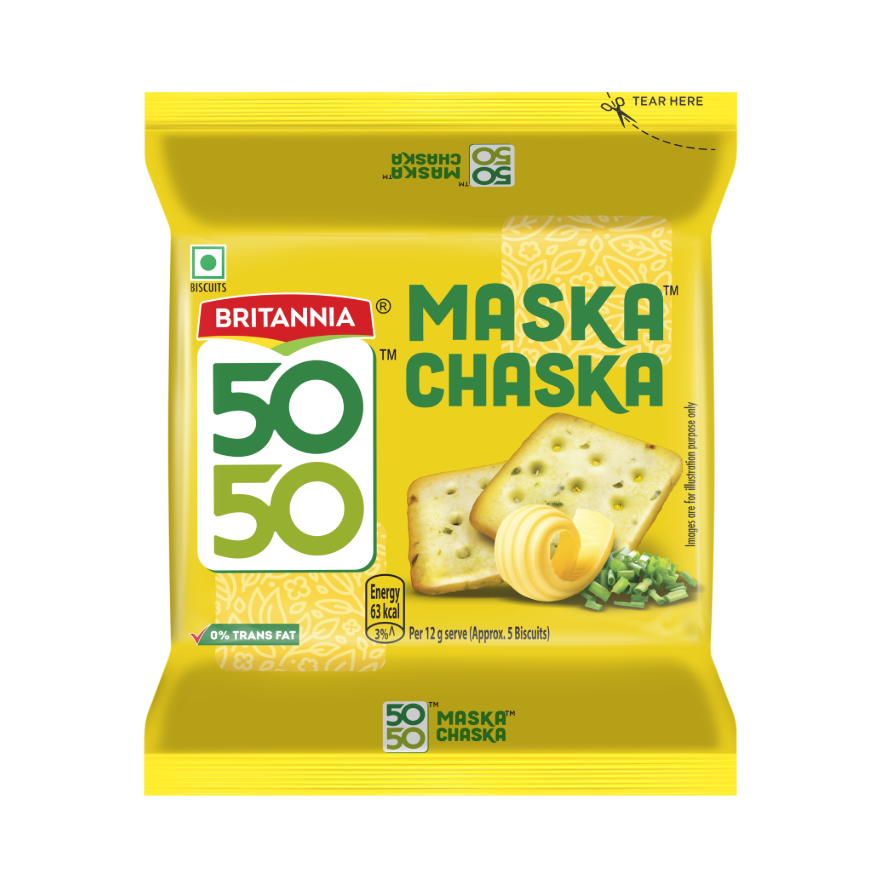 BRITANNIA 5050 MASKA CHASKA 105GM
