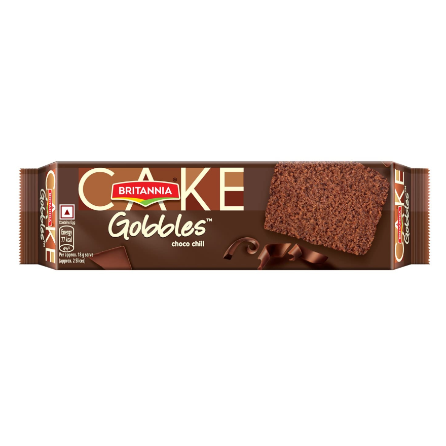 BRITANNIA GOBBLES CHOCO CAKE 110GM