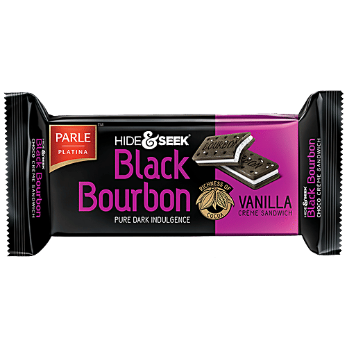 PARLE HIDE & SEEK BLACK BOURBON VANILLA 100GM