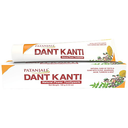 PATANJALI DANT KANTI NATURAL TOOTHPASTE 100GM