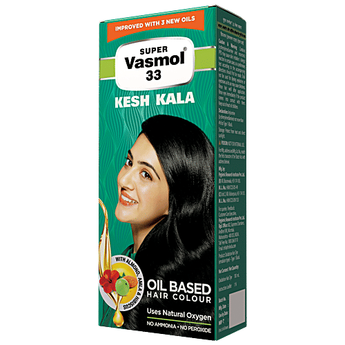 SUPER VASMOL 33 KESH KALA OIL BASED HAIR COLOUR 100ML