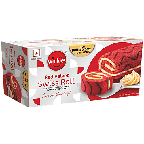 WINKIES RED VELVET SWISS ROLL 100GM
