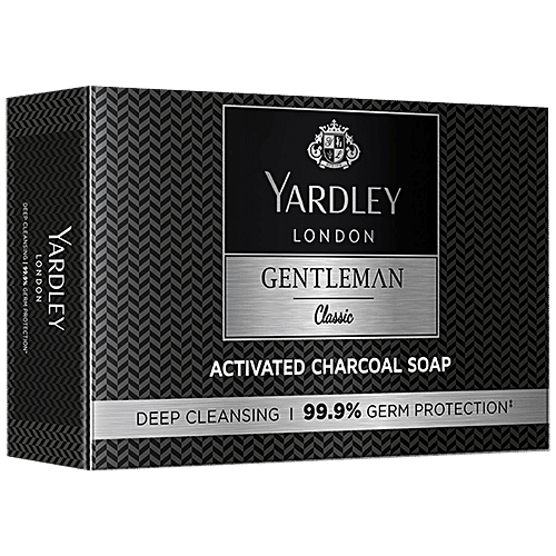YARDLEY ACTIVATED CHARCOAL SOAP 100GM