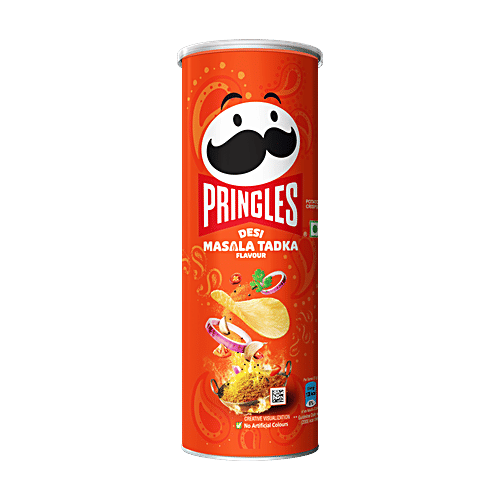 PRINGLES DESI MASALA TADKA FLAVOUR 107GM