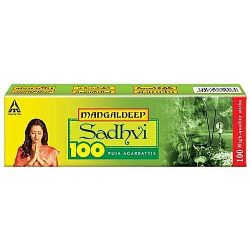 MANGALDEEP SADHVI 100 PUJA EARTHY FRAGRANCE 100STICK