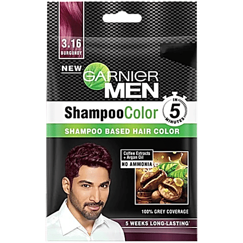GARNIER MEN SHAMPOO BURGUNDY COLOR 3.16 10GM