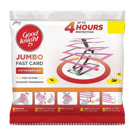 GOOD KNIGHT JUMBO FAST CARD 10N CARDS