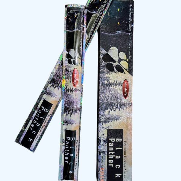 MARSHALS BLACK PANTHER INCENSE STICKS 10 STICKS