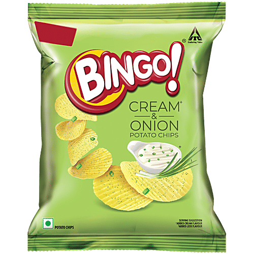 BINGO CREAM & ONION POTATO CHIPS