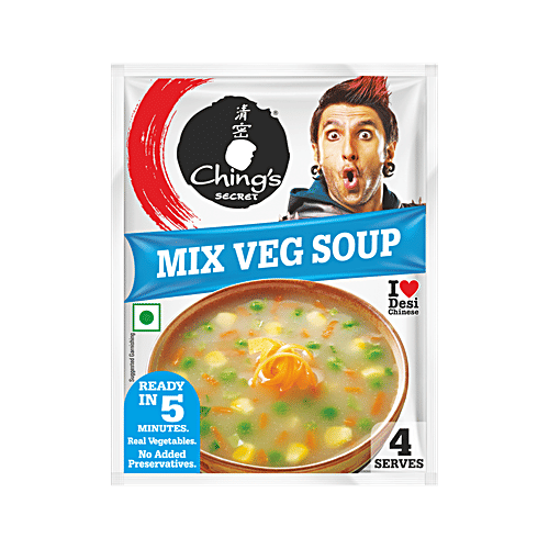 CHINGS INSTANT SOUP MIX VEG 12GM