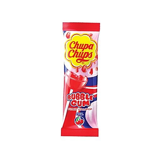 CHUPA CHUPS CHERRY FLAVOUR BUBBLE GUM 12GM
