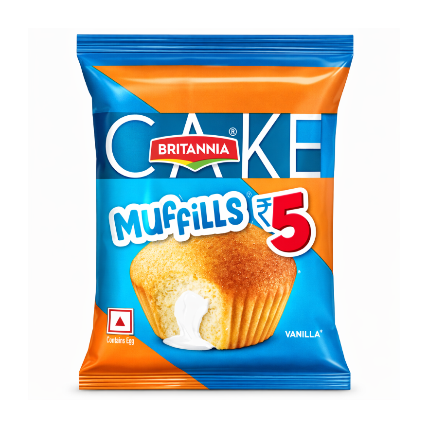 BRITANNIA MUFFILS VANILLA CAKE 15GM
