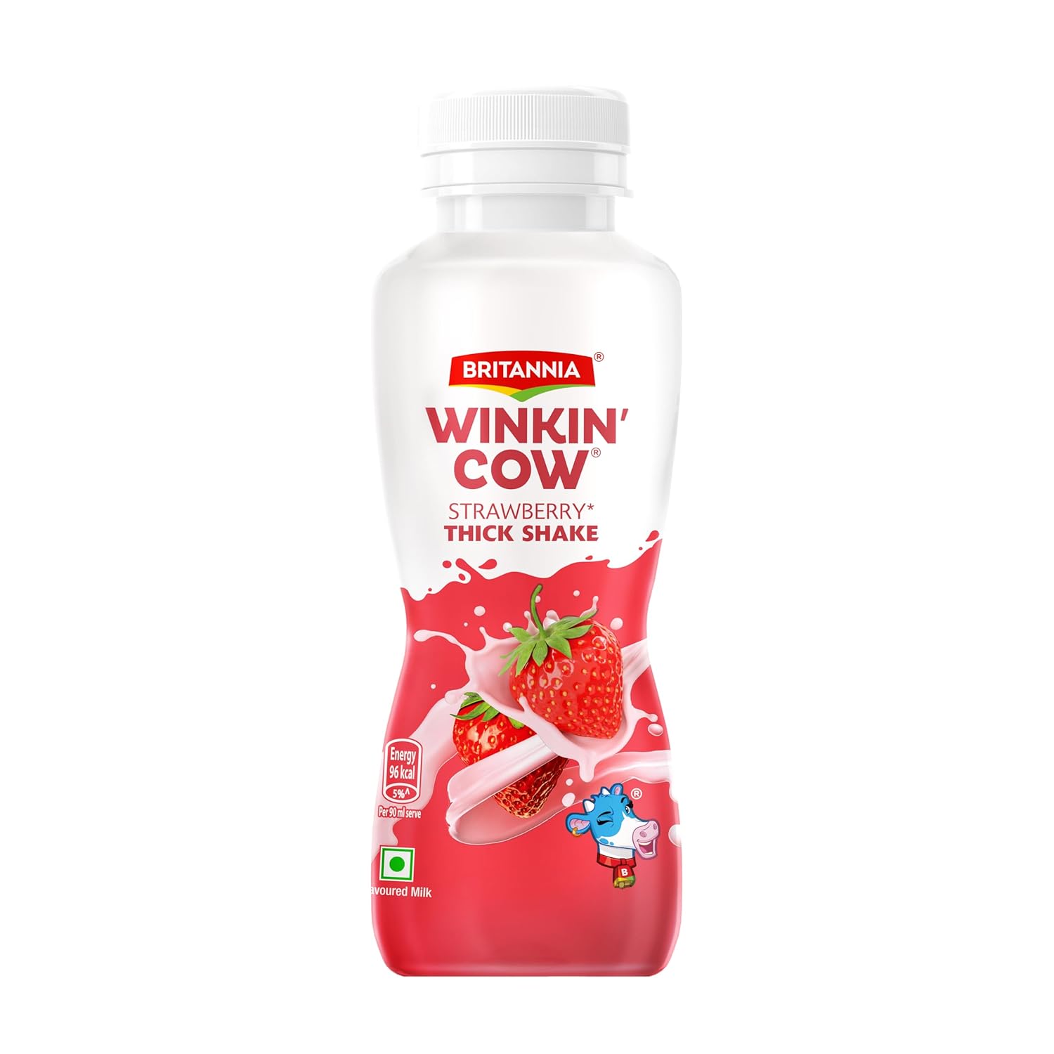 BRITANNIA WINKIN COW STRAWBERRY 180ML