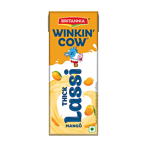 BRITANNIA WINKIN COW THICK LASSI MANGO 180ML