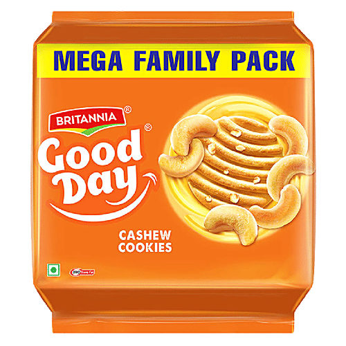 BRITANNIA GOOD DAY CASHEW COOKIES 10N*100GM=1KG