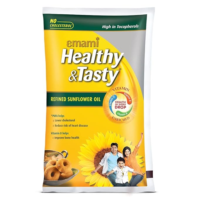 EMAMI H&T REFINED SUNFLOWER OIL 1LIT(B)