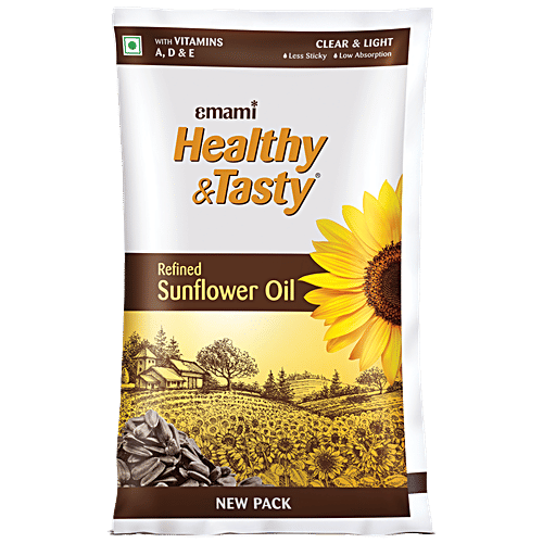 EMAMI H&T SUNFLOWER OIL 1LIT (R)