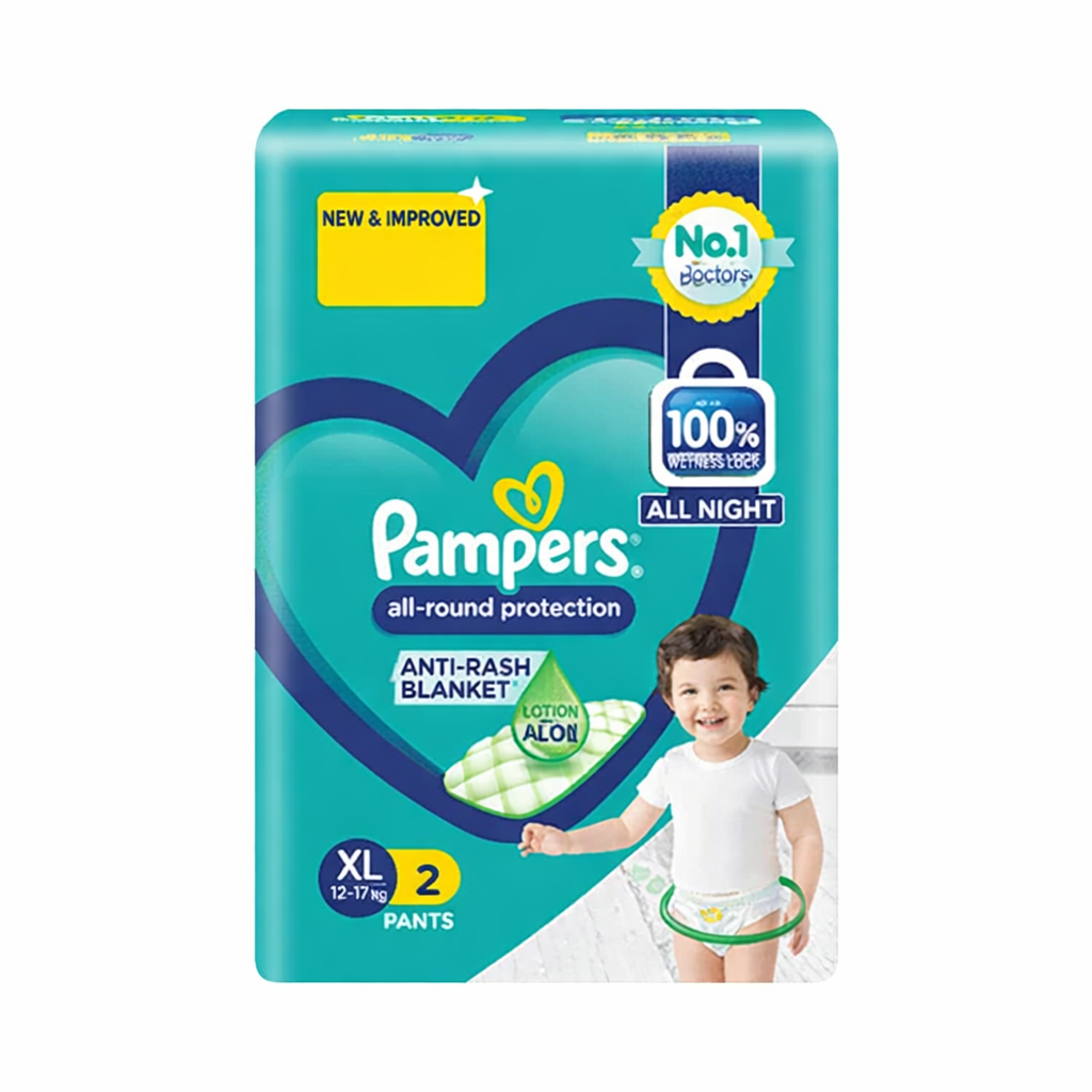 PAMPERS ANTI-RASH LOTION XL 2 PANTS