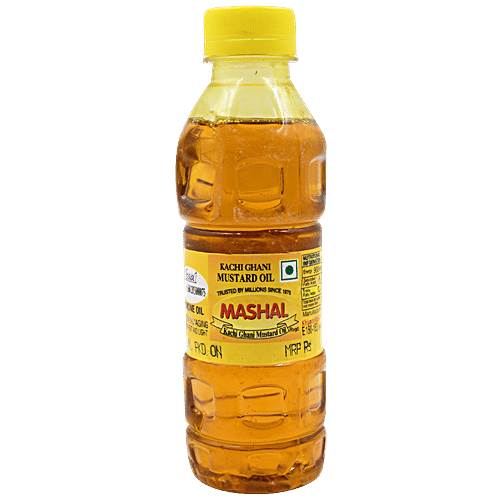 MASHAL KACHI GHANI MUSTARD OIL 200ML