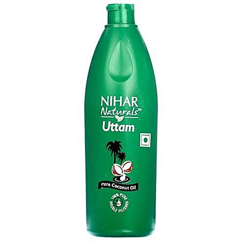 NIHAR NATURALS UTTAM COCONUT OIL 200ML