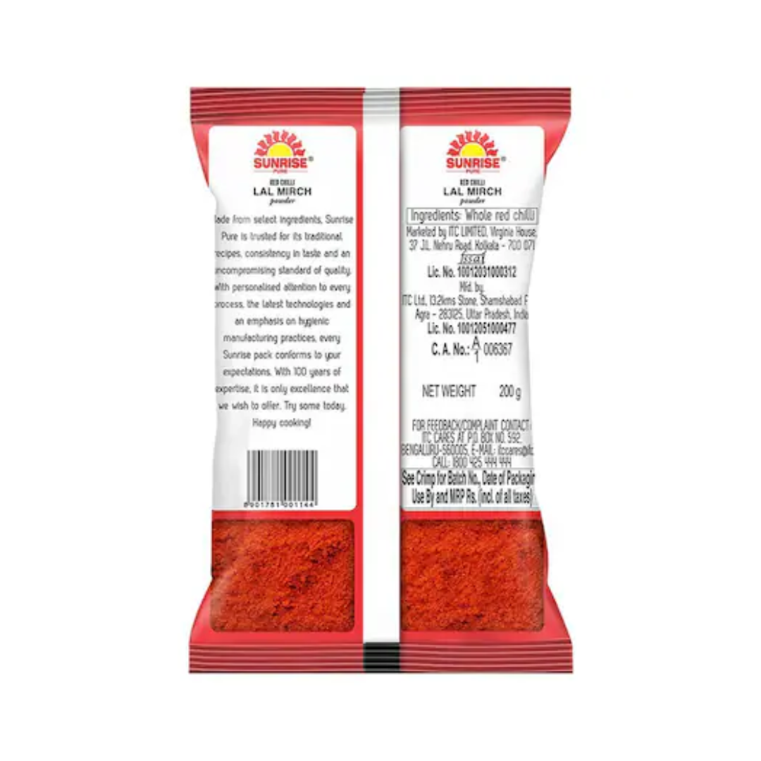 SUNRISE LAL MIRCH POWDER 200GM