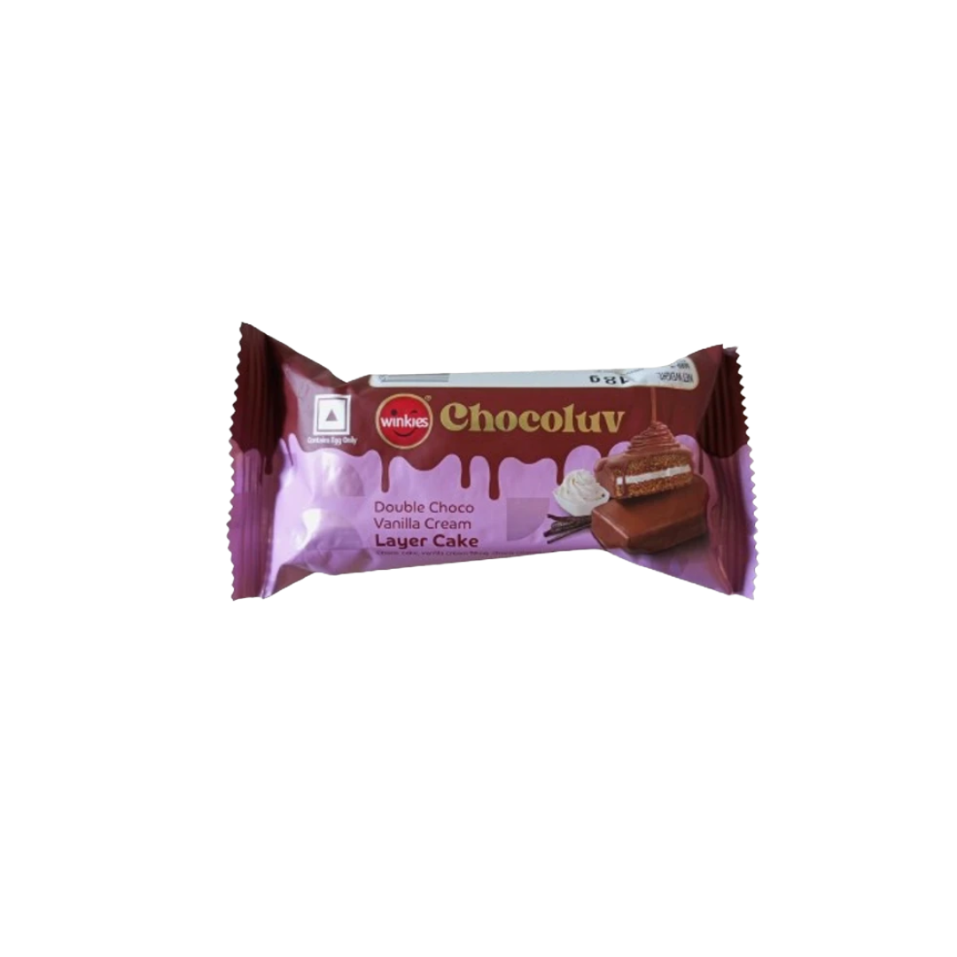 WINKIES CHOCOLUV CHOCO & VANILA LAYER CAKE 21GM