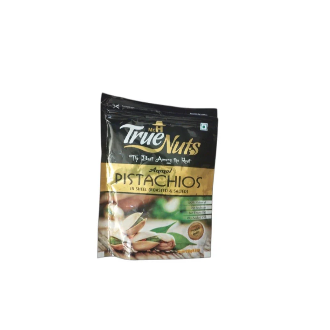 TRUE NUTS DRY FRUITS PISTACHIOS 250GM MRP-300