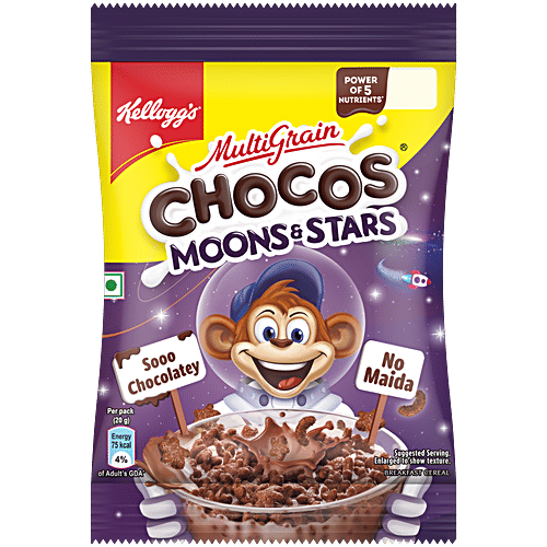 KELLOGGS CHOCOS MOONS & STARS 23GM MRP-10/-