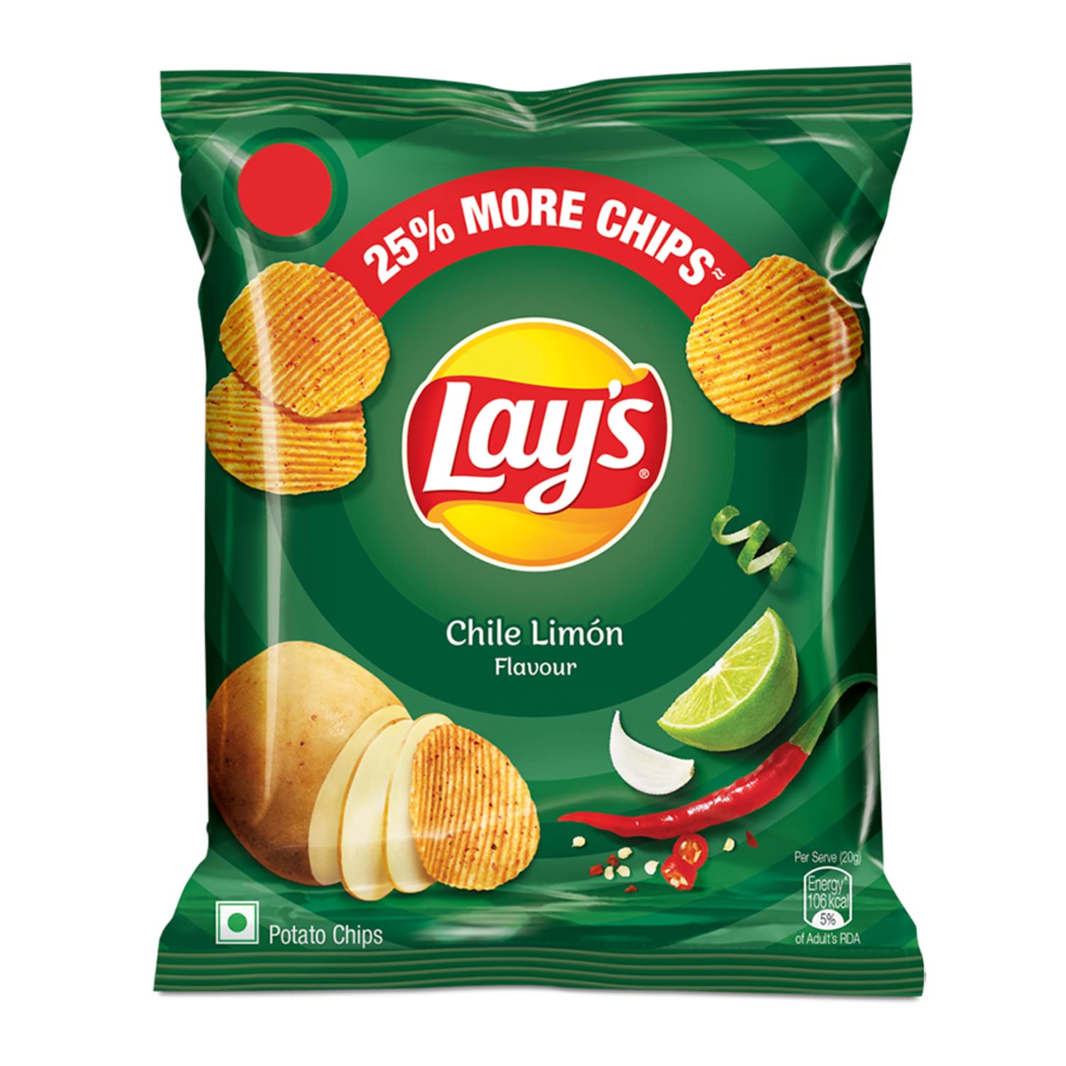 LAYS CHILE LIMON 24GM