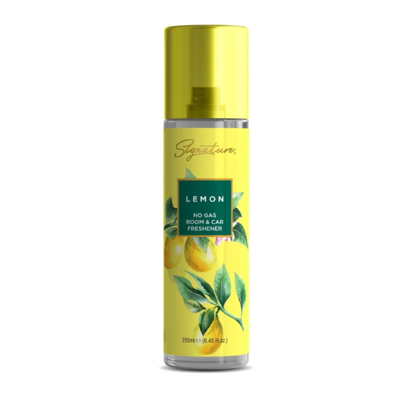 SIGNATURE LEMON NO GAS ROOM & CAR FRESHENER 250GM