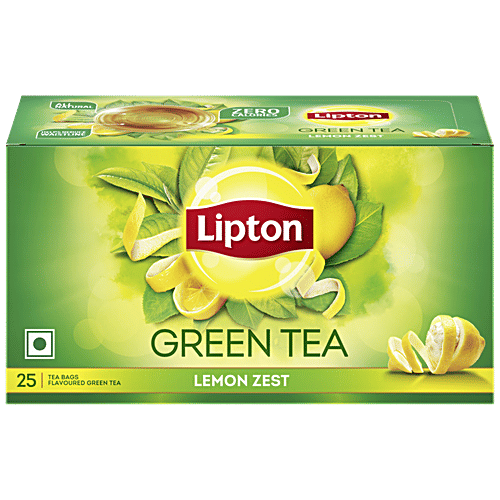 LIPTON GREEN TEA LEMON ZEST 25BAGS