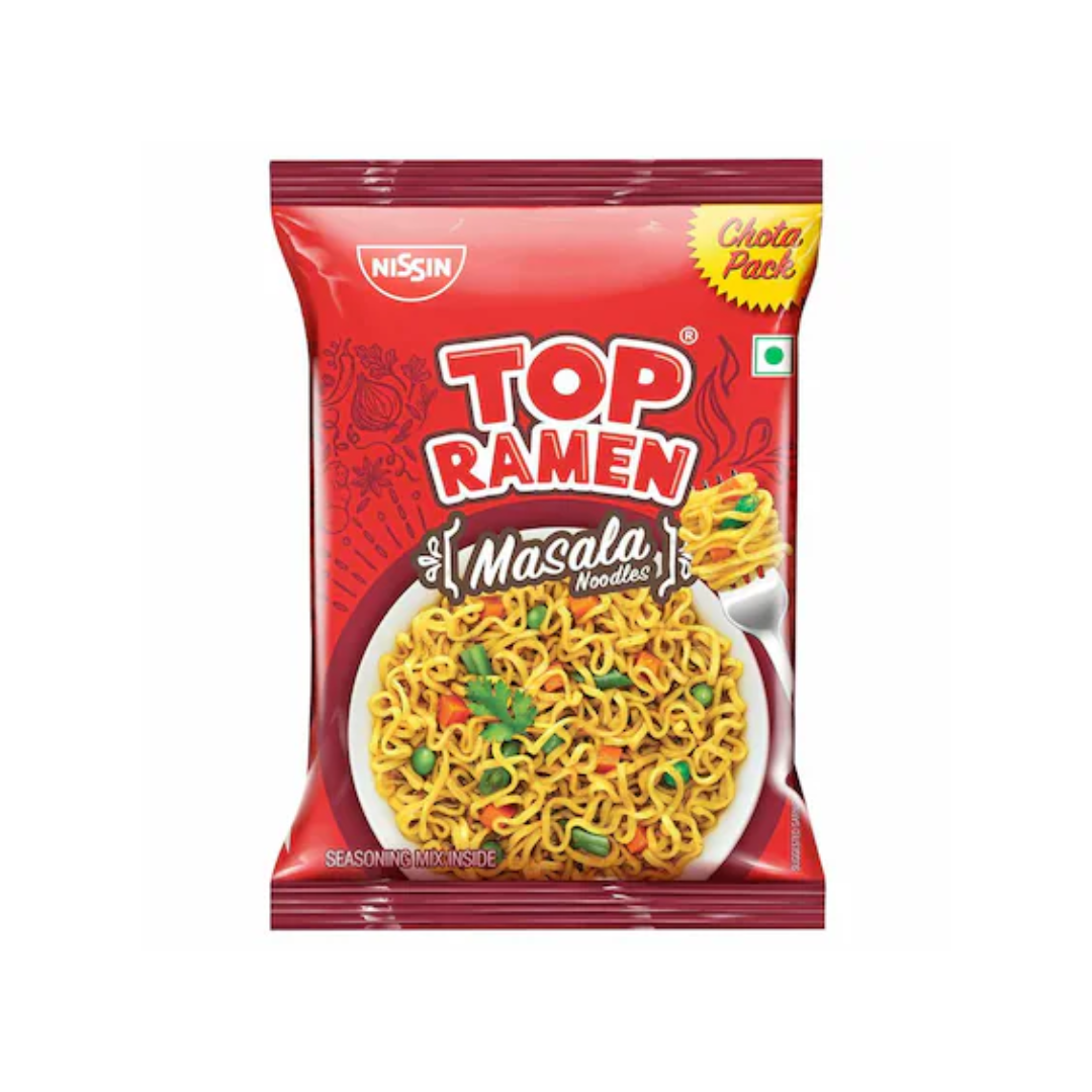 TOP RAMEN MASALA NOODLES 25GM