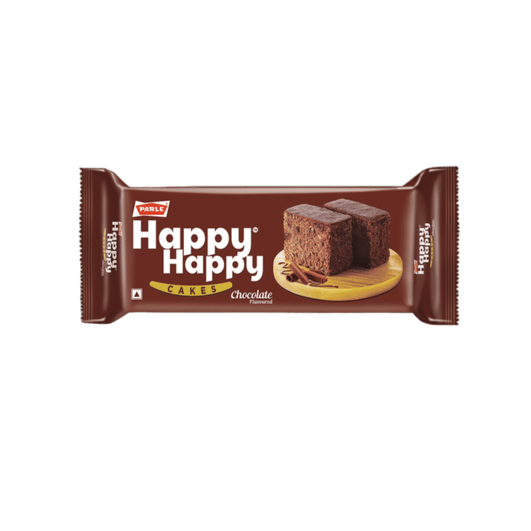 PARLE HAPPY HAPPY CHOCOLATE CAKES 27GM