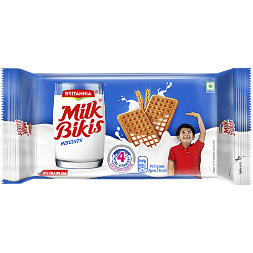 BRITANNIA MILK BIKIS BISCUITS 100% ATTA 280GM