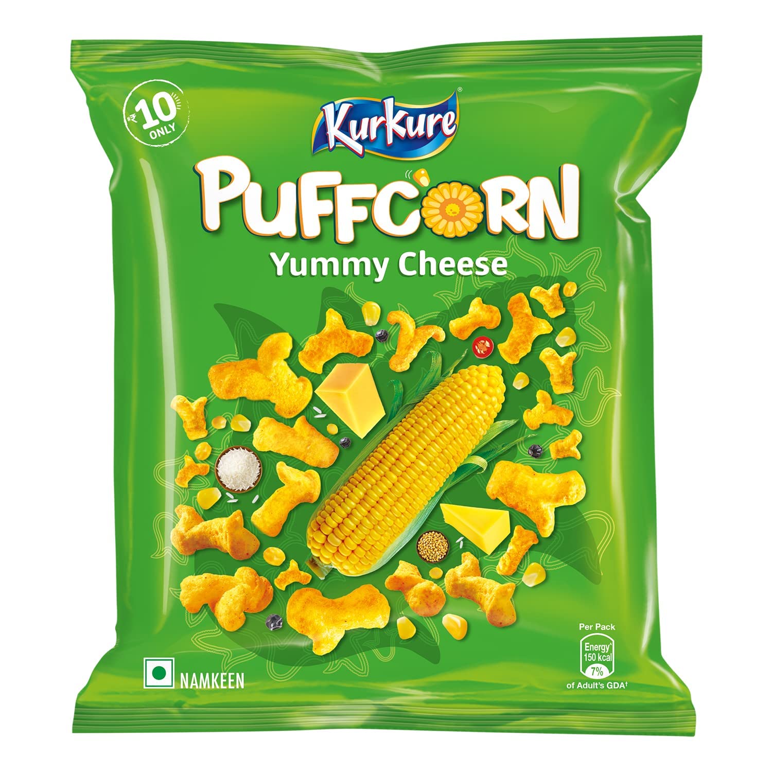 KURKURE PLAYZ PUFFCORN YUMMY CHEESE 28GM
