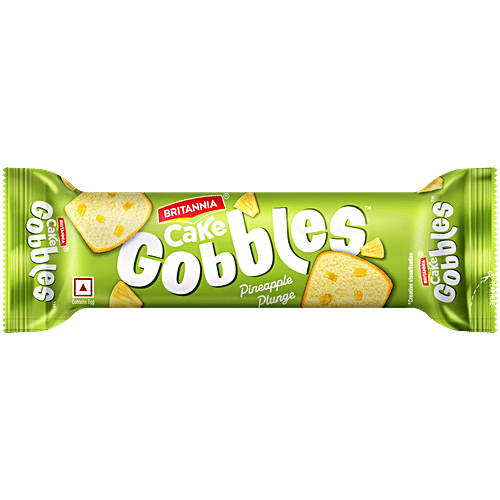 BRITANNIA GOBBLES PINEAPPLE CAKE 30GM