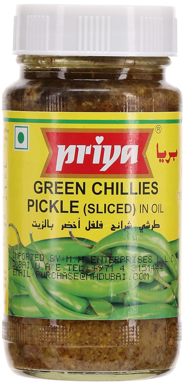 PRIYA GREEN CHILLI PICKLE 300GM